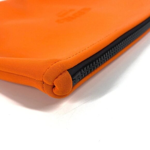 HERMES Neoban Flat Pouch GM clutch bag bag Pouch polyamide Orange - Picture 4 of 11